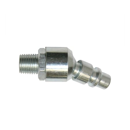 Interstate Pneumatics 3/8 Inch Industrial Steel Swivel Plug x 1/4 Inch Male NPT CPHS641